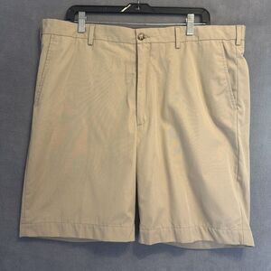 Haspel Chino Shorts Flat Front Mens Size 40 Khaki Beige Preppy‎ Country Club
